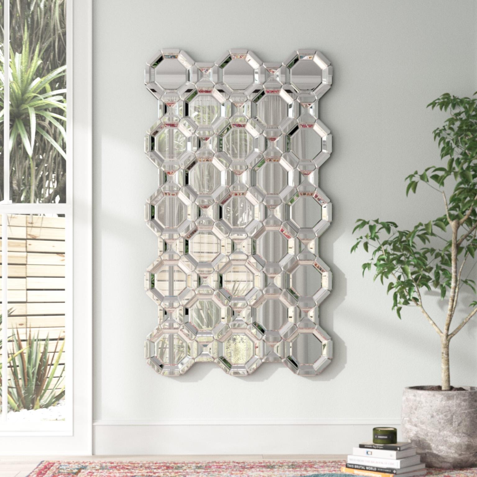 Crawford 75 X 43 inch Mirrored Floor Mirror